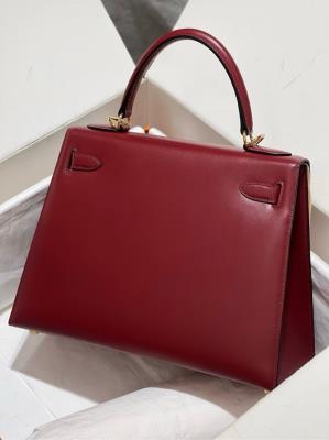 wholesale quality hermes kelly 28 sellier rouge h swift ghw